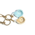 Handmade Raffia Beach Shell Keychain Bag Charm 8ZA6BBC26