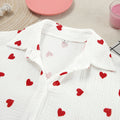 Love Print Flounce Sleepwear Set - DippedShop Wholesale - #9587