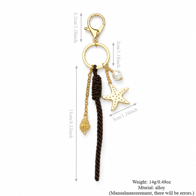 Beaded Rope Braided Boot Pendant Keychain Bag Charm 6W10BBC344
