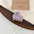 Cute Polka Dot Mini Square Hair Claw 6W6HCP1627
