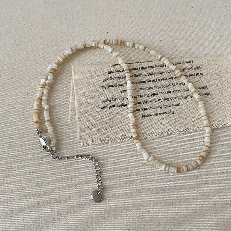 Vintage Beaded Choker Necklace - DippedShop Wholesale - #4755