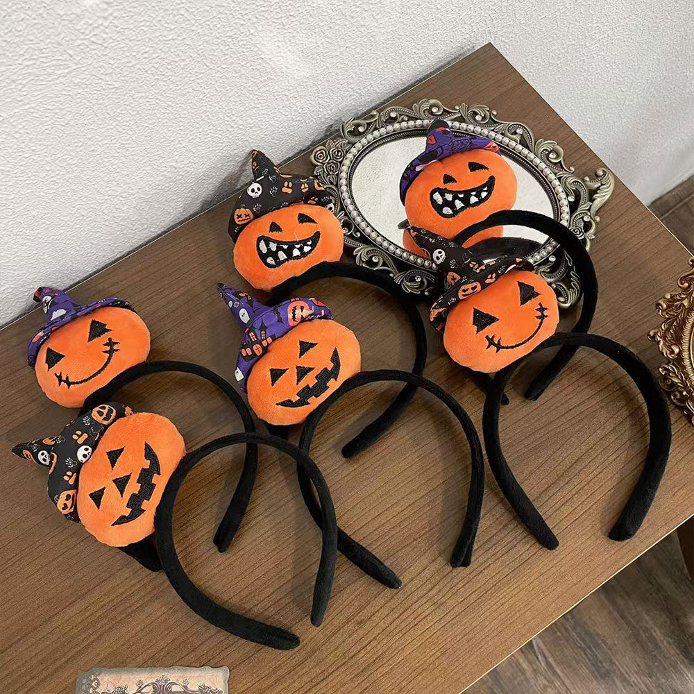 Halloween Doll Bat Pumpkin Headband DP25G440