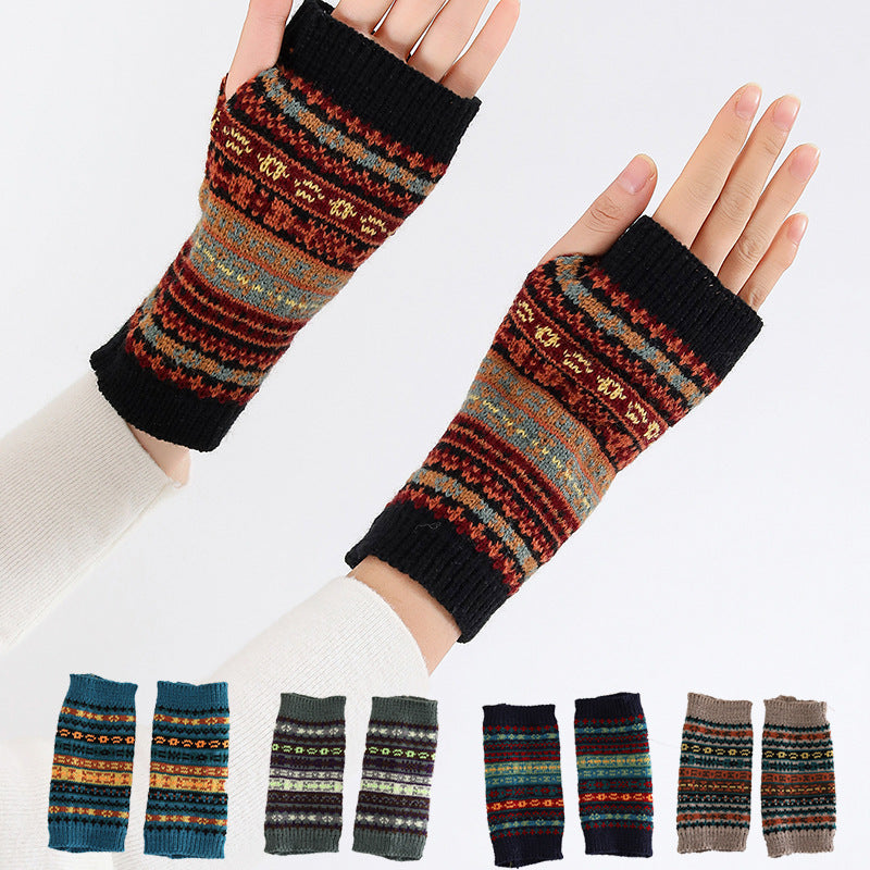 Knit Fingerless Arm Warmers - DippedShop Wholesale - #1395