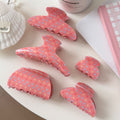 Colorful Polka Dot Hair Claw - DippedShop Wholesale - #3651