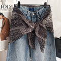 Vintage Cashew Print Mini Skirt 6W6NSI180