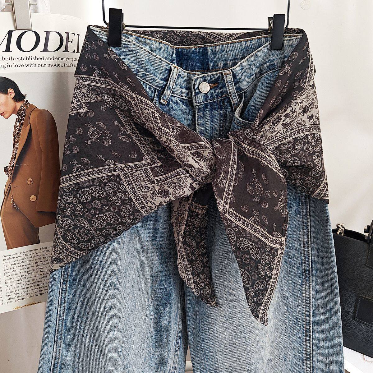 Vintage Cashew Print Mini Skirt 6W6NSI180