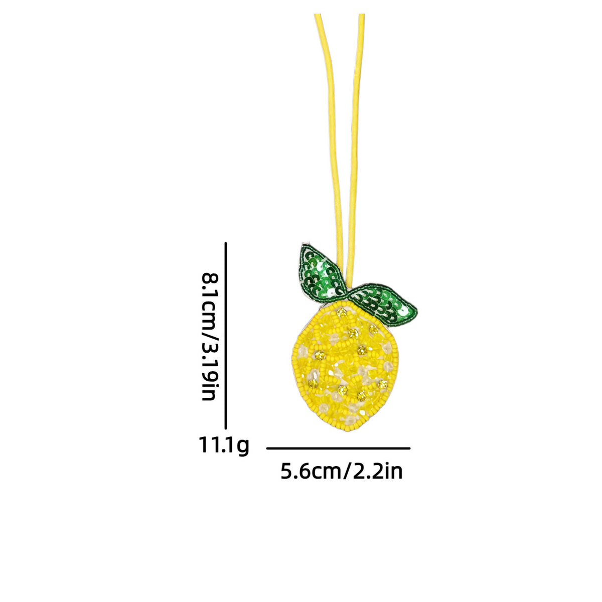 Fresh Handmade Beads Cherry Pendant Bag Charm 6W10BBC801
