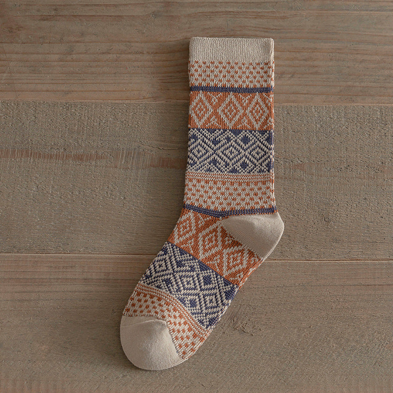 Boho Winter Thick Socks - DippedShop Wholesale - #1779