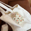 Chic Floral Print Quilted Shell Coin Purse 6S10BWB148
