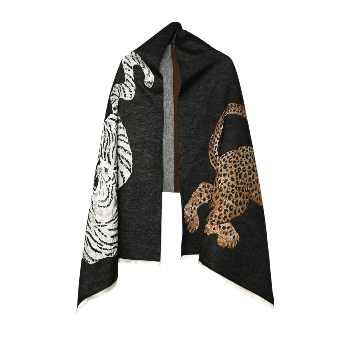 Paisley Jacquard Shawl Scarf - DippedShop Wholesale - #7715