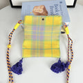 Simple Color Block Plaid Tassel - DippedShop Wholesale - #3411