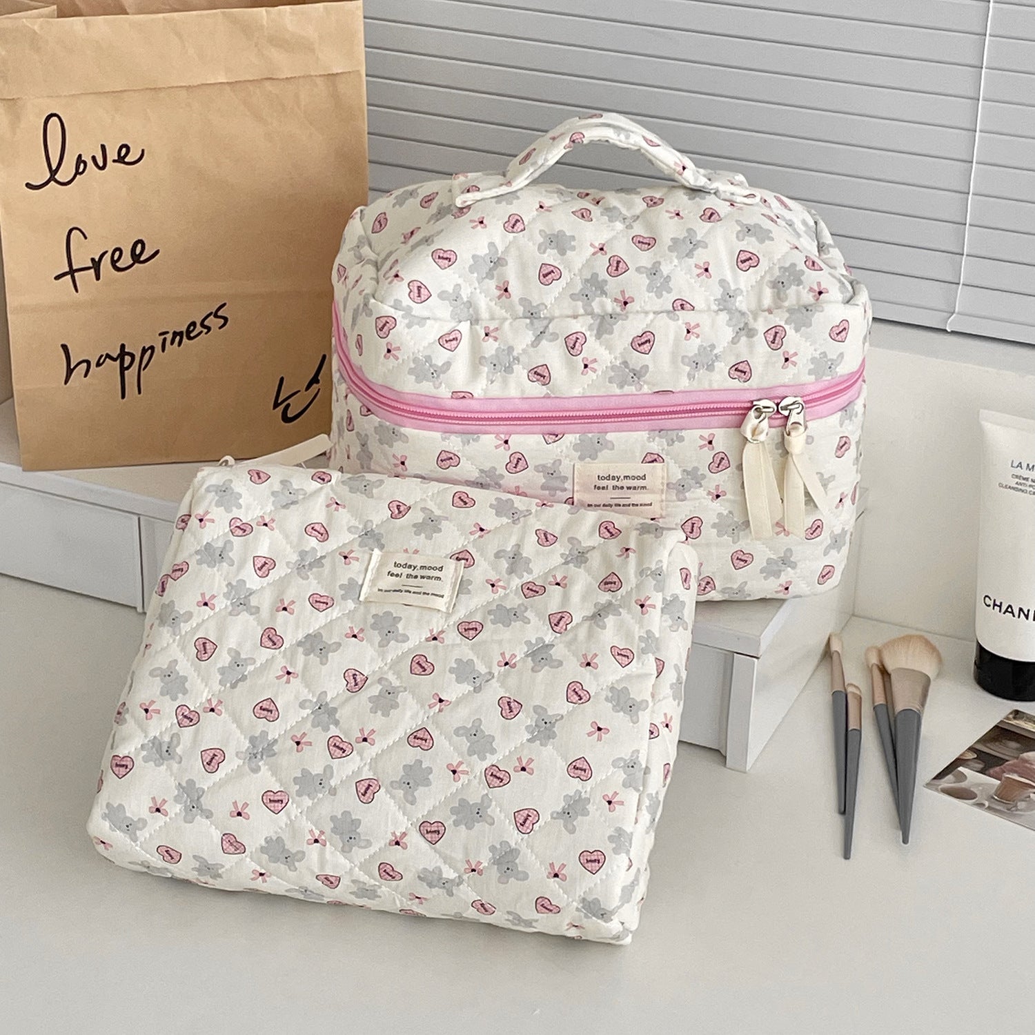 Cute Cartoon Cosmetic Bag - DippedShop Wholesale - #0867