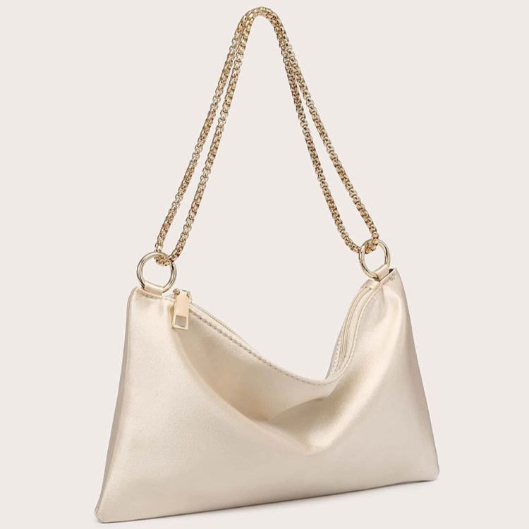 Solid Satin Evening Bag - DippedShop Wholesale - #9427