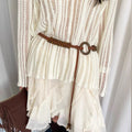 Boho Style Rope Braided Tassel Waist Belt 6W6JBT139