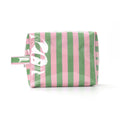 Fashion Color Block Striped Portable Makeup Bag MK2BW6S10BOB64
