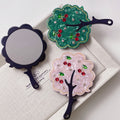Tree-shaped Handle Handheld Mirror MK2BLM6C5MR65