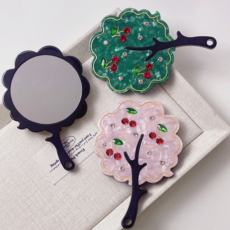 Tree-shaped Handle Handheld Mirror MK2BLM6C5MR65