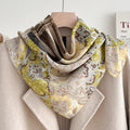 Square Silk Scarf - DippedShop Wholesale - #9475