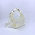 Handmade Pearl Beaded Evening Purse - DippedShop Wholesale - #2691