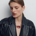 Minimalist Crystal Pendant Adjustable Necklace 6W6JNC617