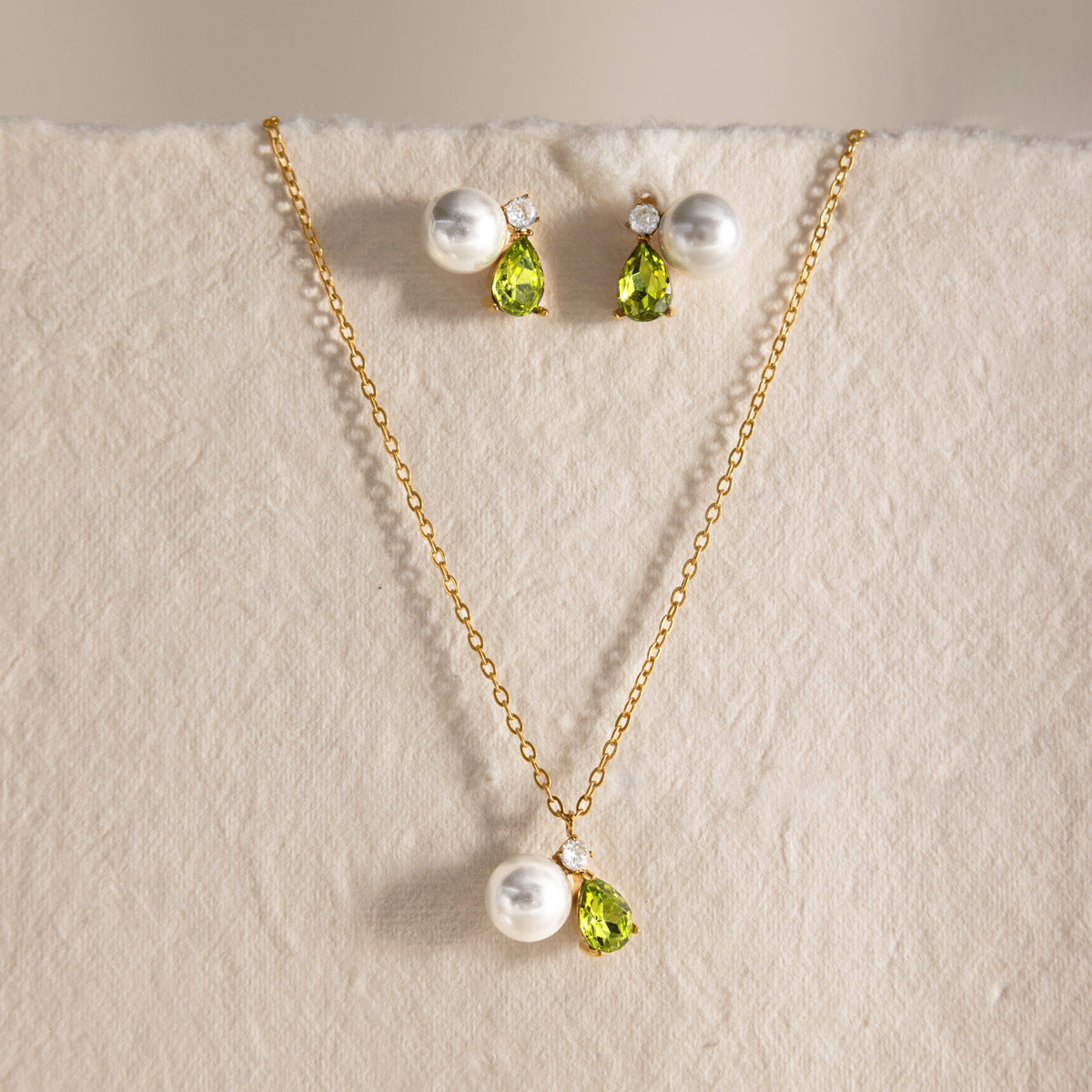 Classic Teardrop Cubic Zirconia Chain Necklace 6W6JNC404L