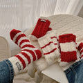 Winter Striped Soft Socks - DippedShop Wholesale - #3523