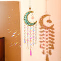 Colorful Moon Crystal Pendant Hanging Suncatchers MK2CZAS6H7HLS62