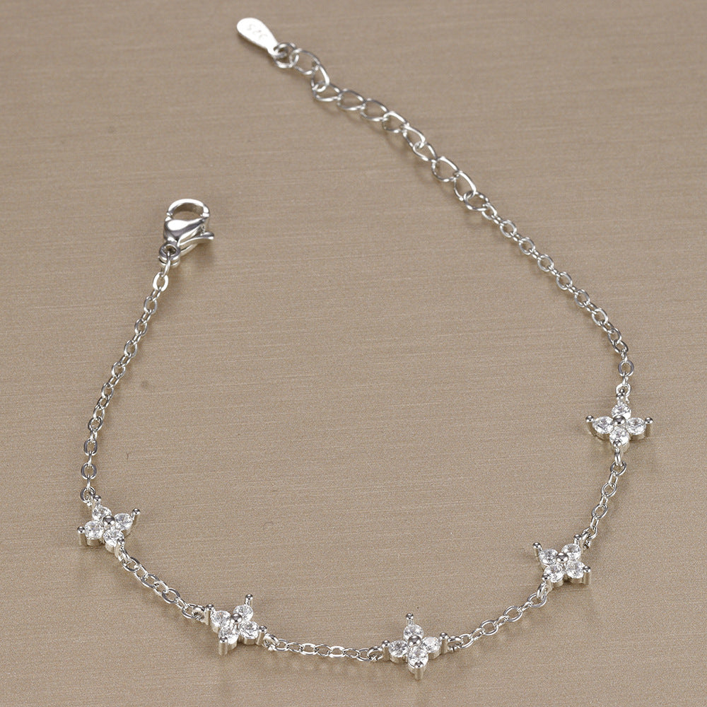 Gold Plated Flower Choker - DippedShop Wholesale - #9555