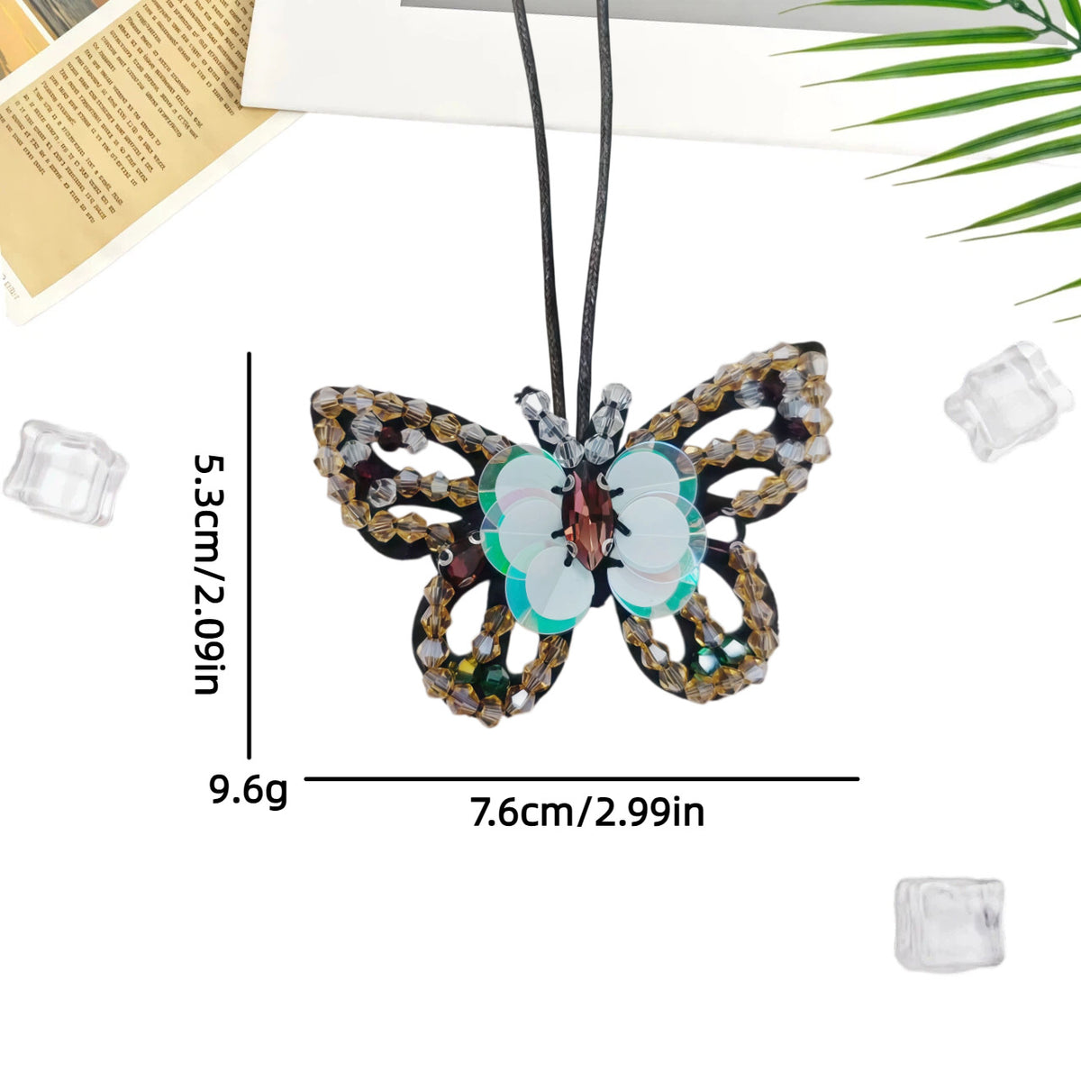 Cute Cartoon Rhinestones Horse Pendant Bag Charm 6W10BBC803
