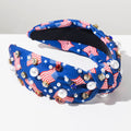 Trendy American Flag Pattern Diamonds Hair Band 8AS6HBD57T