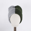 Simple Ribbed  Color Block Knit Beanie 6W6HAT700
