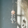 Warapped Natural Crystal Tassel Chain Suncatchers MK2CZAS6H7HLS75