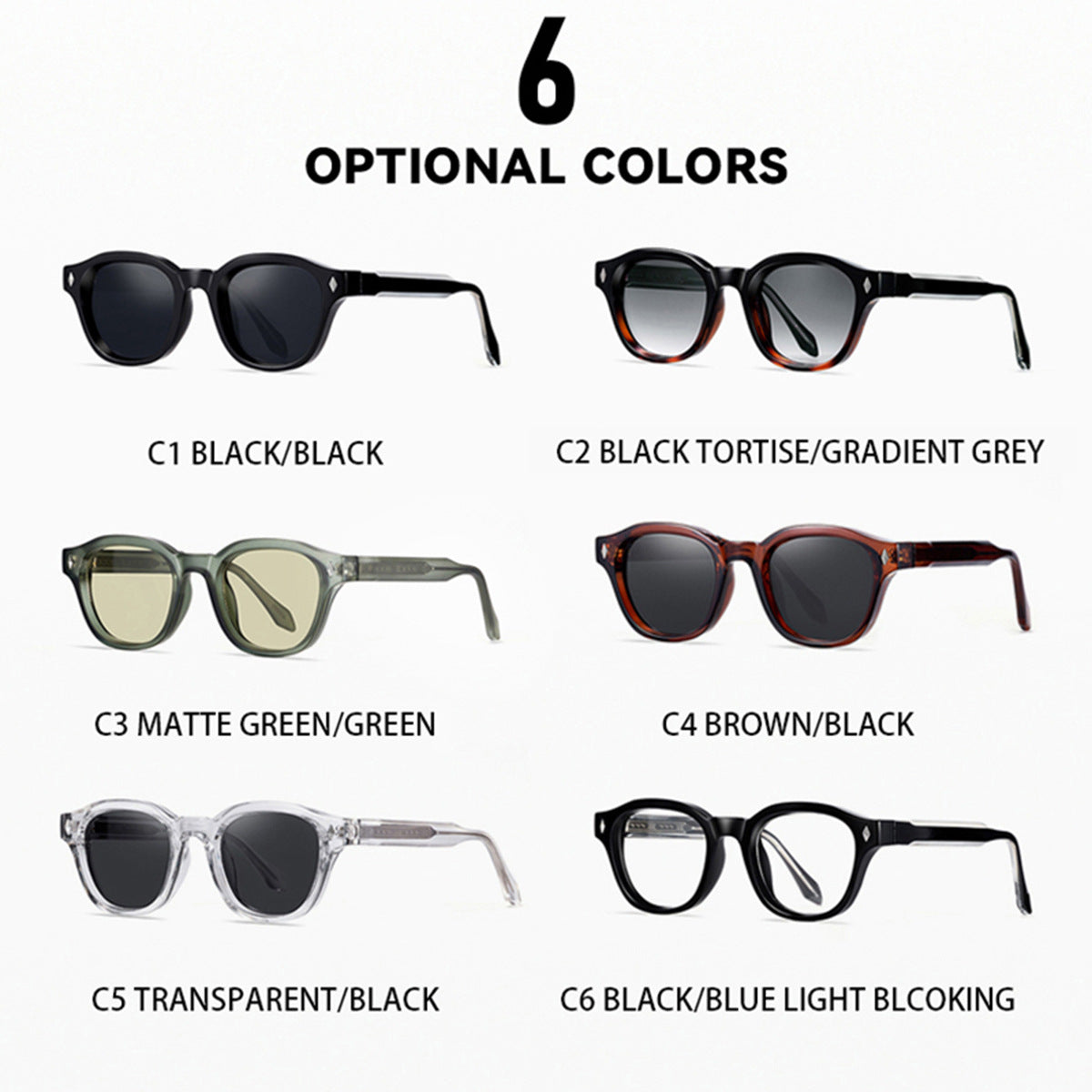 Retro Square Geometric Sunglasses - DippedShop Wholesale - #9779