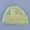 Cute Angora Soft Fuzzy Cuffed Knit Beanie 6W6HAT695