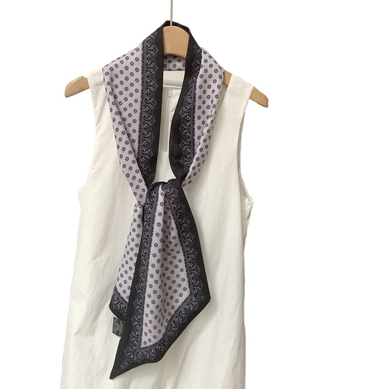 Reversible Faux Silk Scarf - DippedShop Wholesale - #9443