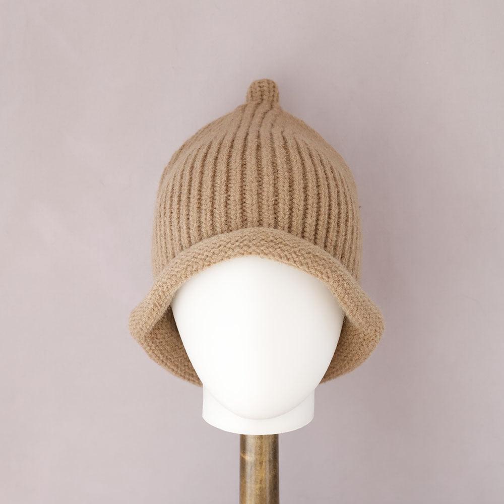 Cute Pointed Top Knit Bucket Hat 6W6HAT703