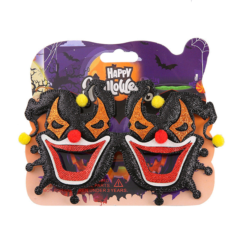 2+Clowns Halloween Decor Party Glasses DPJG2610