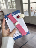 Solid Color Nylon Weave Magnetic Watch Band 6W6JWA138