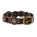 Boho Retro Western Cowgirl Wide Leather Belt 6W6JBT179
