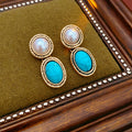 Boho Style Droplet Pendant Beads Choker Necklace 6W6JNC965