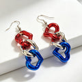 Retro Butterfly Pendant Rhinestones Hook Earring 8ZA6JER194L