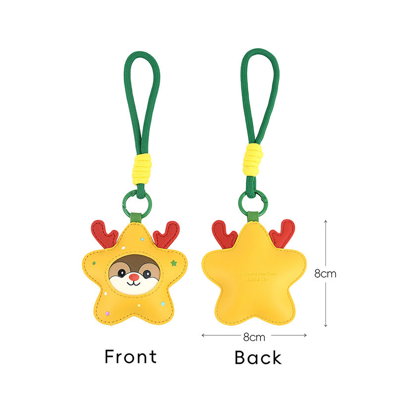 Cute Christmas Tree Reindeer Keychain Bag Charm 6W10BBC828