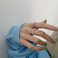 Cross Band Bead Ring - DippedShop Wholesale - #6883