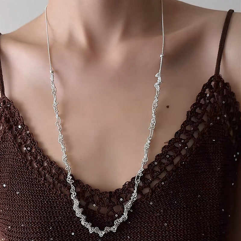 Elegant Irregular Twist Choker Necklace 6W6JNC614