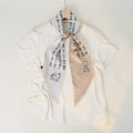 Chic Floral Print Soft Silk Scarf 6W6NSI257