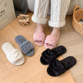 Fuzzy Plush Indoor Slippers - DippedShop Wholesale - #0915