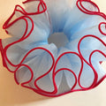 Blue Mesh Layered Scrunchies - DippedShop Wholesale - #6403