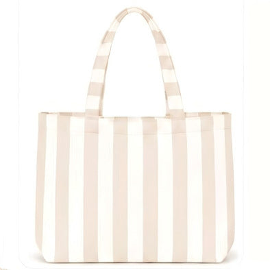 Simple Color Block Striped Shoulder Bag 6W10BBG2358