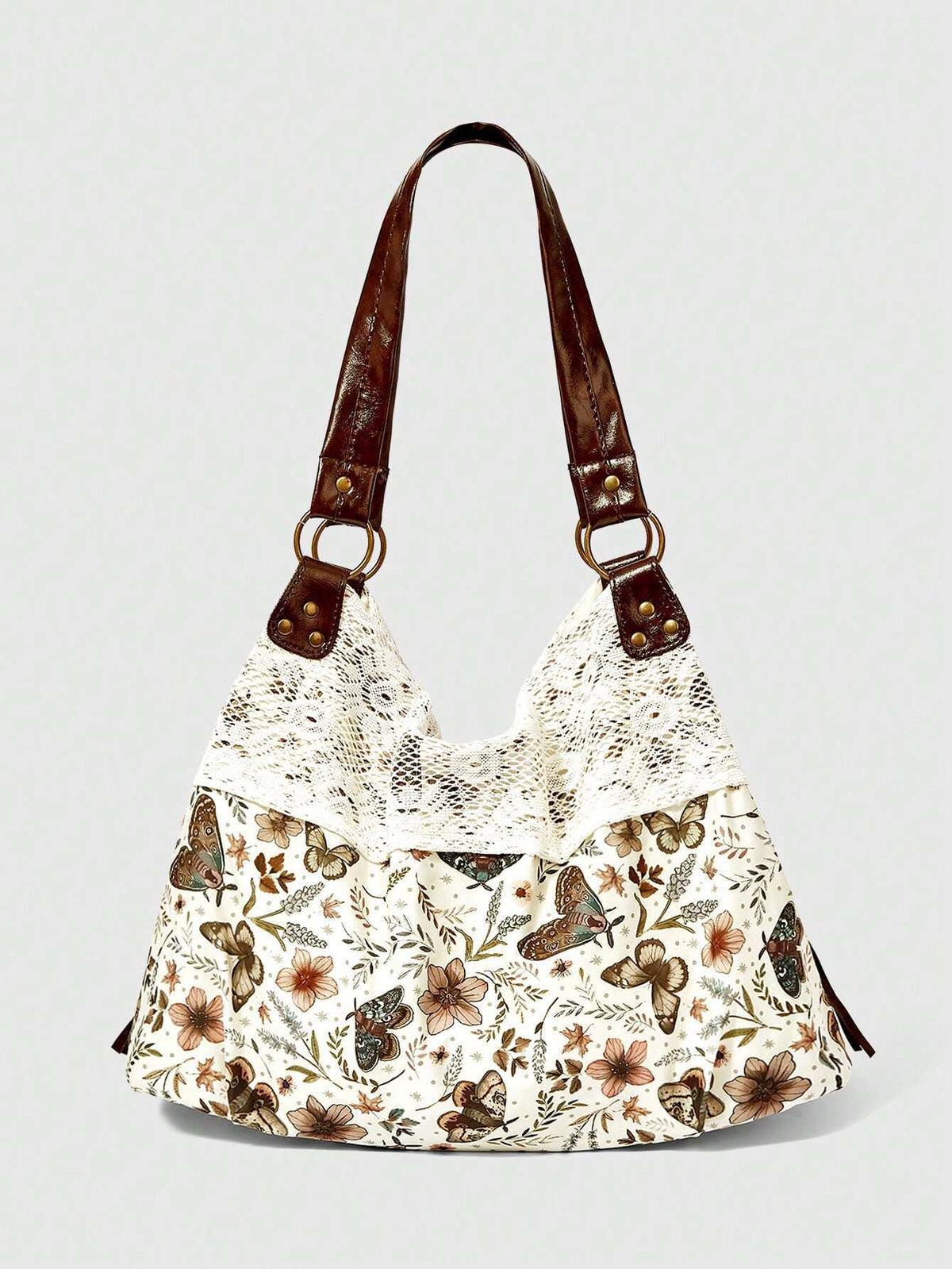 Lace Polka Dot Shoulder Bag - DippedShop Wholesale - #6211