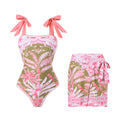 Flower Print Bikini Set - DippedShop Wholesale - #4259